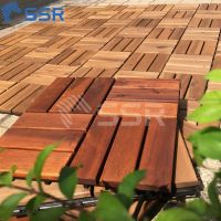 Garden Acacia Decking Tiles for Outdoor Flooring Purpose