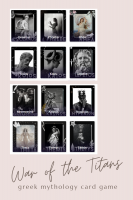 Greek Myth Printable Card Game: War Of The Titans