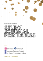 Study Journal Printables