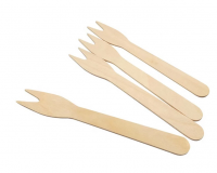Disposable Wooden Chip Forks,Fruit Forks