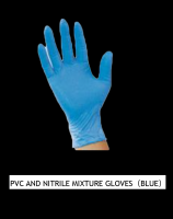 PVC and Nitirile Mixture Gloves (blue)
