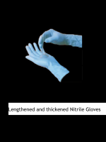 Lengthened and thickened Nitrile Gloves
