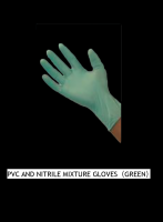 PVC and Nitirile Mixture Gloves (Green)