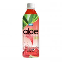 Aloe Vera Drink with Pulp with Watermelon flavor in PET bottle 500ml