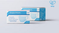 SURGICAL MASK 3 LAYER WITH ANTIBACTERIAL FABRIC/PAPER FILTER PAPER CERTIFICATED