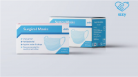 SURGICAL MASK 4 LAYER WITH ANTIBACTERIAL FABRIC/PAPER FILTER PAPER NON CERTIFICATED