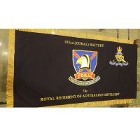 Royal Australian artillery flag/Bullion wire embroidered banner