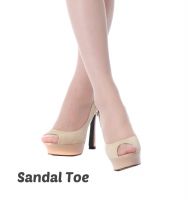 [deparee] Magic Sheer Durable Sandal Toe Pantyhose