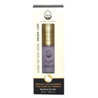 DEAD SEA ANTI        AGEING GRAPE SEED OIL SERUM        ENRICHED WITH HYALURONIC ACID