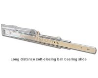 Long distance soft-closing Ball bearing slide