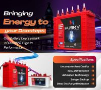 HUSKY TALL TUBULAR BATTERY