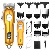 Mens Hair Clipper Professional Hair Trimmer Barber Clipper Set