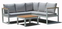 Outdoor Furnitures - Wooden Steel Sofa Set