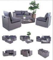 Outdoor Furnitures - Wicker Sofa Set