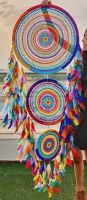 Huge Rainbow Dream Catcher