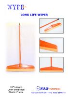 Floor Squeegee Scrubber 18inch Long  Heavy Duty Household Wiper Perfect for Tile Water Foam Cleaning