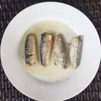 Seafood Food Of Canned Sardines In Oil 