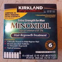 Kirkland Minoxidil 5% 6 Months Supply Topical Solution Extra Strength Hair Regrowth Treatment