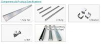 DIY Modular ladder type cable tray metal components