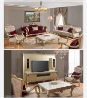 Living room set avantgarde LIVING ROOM LUXURY SOFA SET with ( 2 Sofas - 2 single chair - 1 middle Table )