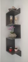 High Quality Fassley Decorative 4-Shelf Wall Shelf MDF Anthracite Gray Shelves Wall Frame Set Furniture Decorative