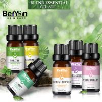 Powerful Scent Natural Blend Essential Oils Top 6 Set Immune Booster/Energise/Sweet Dreams/Anxiety/Stress Relief/Breathe
