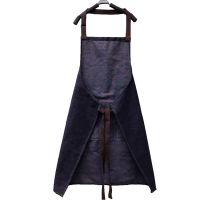 Durable Denim Jeans Apron With Custom Logo For Garden Cleaning