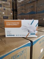 100% Medical Gatamo Disposable Gloves Medical Nitrile/Vinyl Powder Free