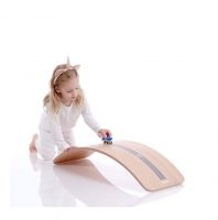 Wooden Balance Board for Toddlers, Kids, Teens, Adults - Wooden Rocker Board - Christmas gift 