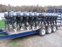 100 HP -  OUTBOARD BOAT ENGINES IN STOCK PERFECT CONDITION