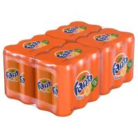  Fanta Orange Soft Drink 330ml Can (Pack of 24)