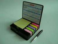 memo pad holder with pen