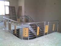Stainless steel stair railing