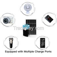 ZONERGY PORTABLE MINI 20W SOLAR PANELS with LFP BATTERY POWER BANK SUPPORT CHARGING DC OUTPUT