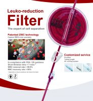 Leukocyte reduction filtration system