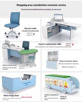 hospital desk, hospital chair, hospital bed, hospital cabinet, medical desk, medical bed