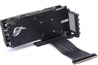 PH-VGPUKT_02  Universal Vertical GPU Bracket with 220mm Flat Line Pci-E X16 Riser Cable Kit
