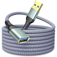 USB Extension Cable 10FT Type A Male to Female USB 3.0 Extension Cord AINOPE High Data Transfer Compatible with Webcam ,GamePad, USB Keyboard, Flash Drive, Hard Drive, Printer 