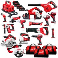 Original Sales Milw-aukees 2695-15 M18 Combo 15 tool Kit & Power Tools / Cordless Drill