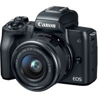 Canon EOS M50 Mirrorless Digital Camera with 15-45mm Lens (Black)