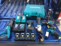 Makita 5 tool combo Kit. With Sawzall, Impact, Driver , Light, Angle Grinder