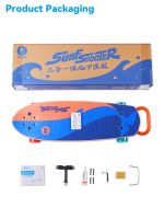 Hot selling 7 layers maple 3 in 1 surfscooter wood skate board street surfing longboard
