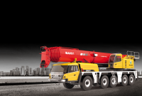 SAC2200S SANY All Terrain Crane 220T Lifting Capacity Strong Boom Powerful Chassis