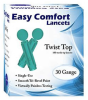 Easy Comfort Twist Top Lancets - 30G 