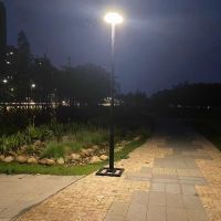 RGB solar garden light 800W-1200W with bluetooth music