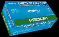 Mediflex Blue Niclean Examination Grade Gloves 