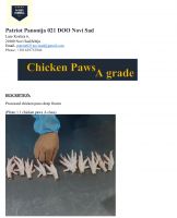 Frozen Chicken Paws A grade