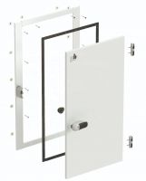 Hinged single leaf door for cold room