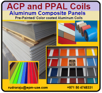 ACP , Aluminum Composite Panels, PPAL Coils, Color Coated Aluminum Coils