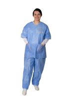 NURSE SUIT (pajama)  40 gr SMS blue